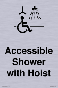 Accessible Shower with Hoist